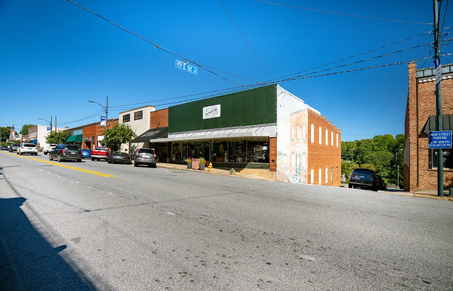 The west side of Main Street